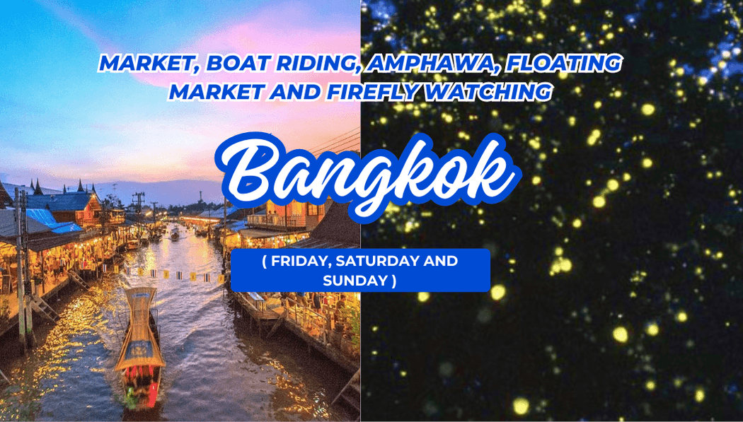Amphawa Floating Market and Firefly Watching