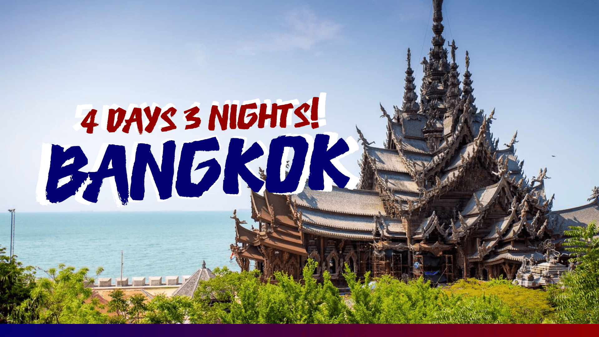 4D3N Bangkok Free and Easy with Free City Tou